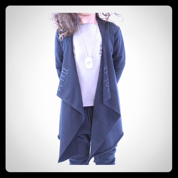 COPY - NWT Tai 2 Jersey BLK Cardigan Girl/XS WOME… - Picture 1 of 1